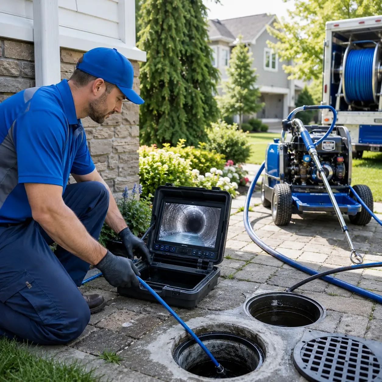 Outdoor drain cleaning professionals serving Albers, IL
